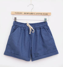 Load image into Gallery viewer, Summer Style Shorts Women Candy Color Elastic With Belt