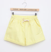 Load image into Gallery viewer, Summer Style Shorts Women Candy Color Elastic With Belt